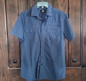 Rock & Republic Blue Casual Button Down Shirt